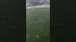 Clouds Are Coming! Windsurfing Waves POV #Shorts