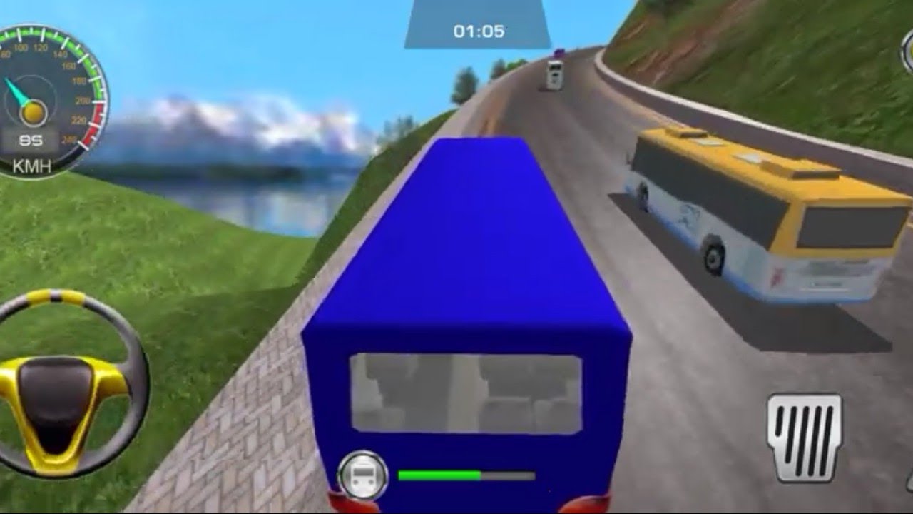 Telolet Bus Racing 3d - Real Coach Bus 2019 (forest racing)😍🤩😚🤗(part-1)