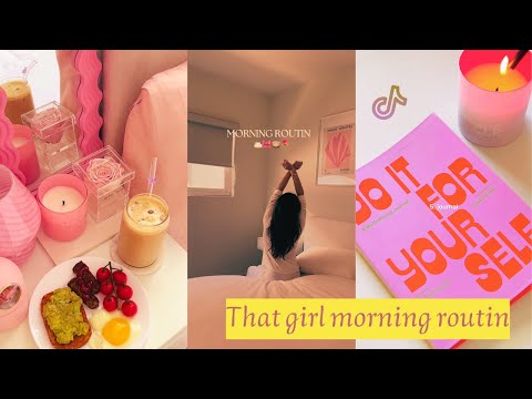 That girl aesthetic morning routine || Tiktok compilation ⛅️🌸