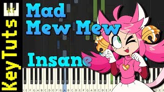 Mad Mew Mew from Undertale - Insane Mode [Piano Tutorial] (Synthesia)