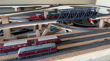 Part 6 - To the top! Watch the trains runned by RocRail!