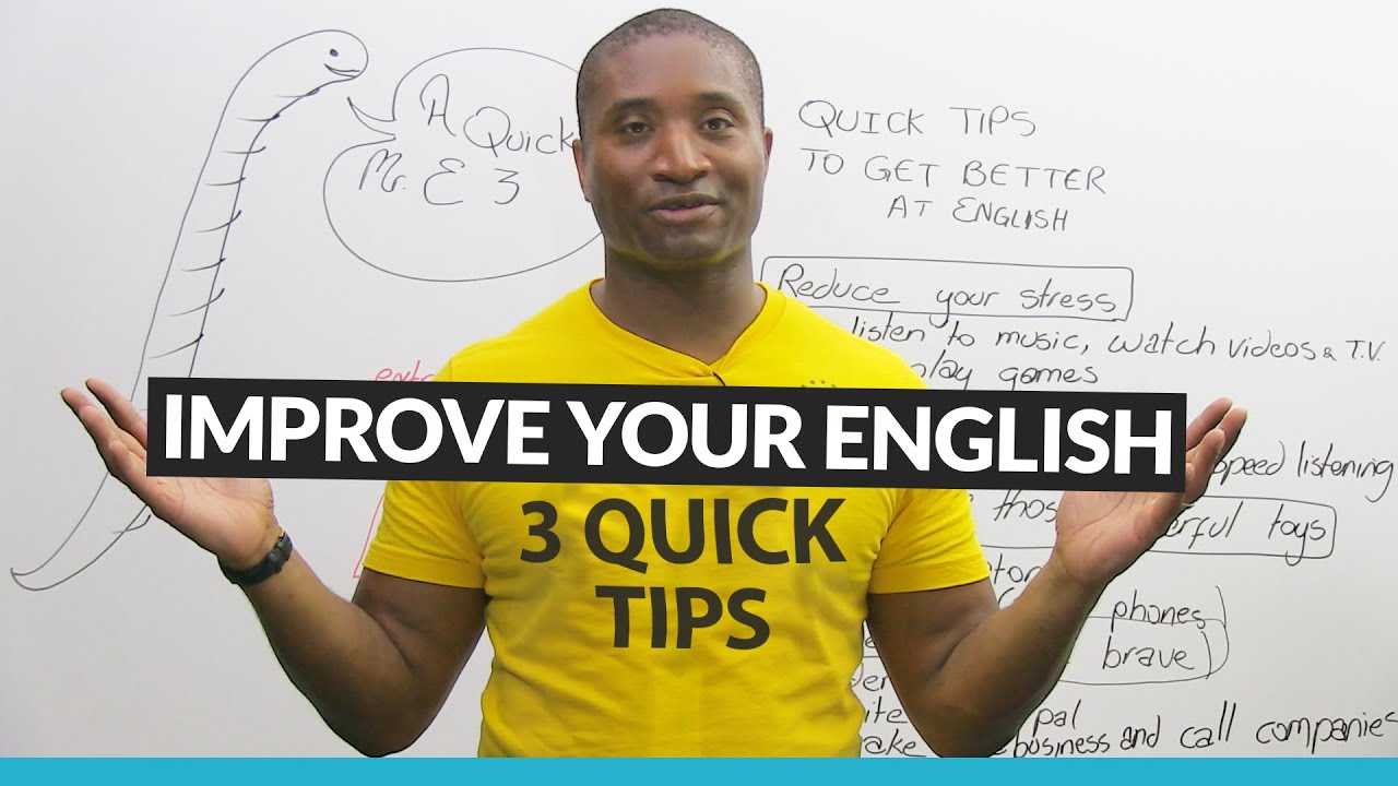 ⁣3 Quick and Easy Tips to Improve your English