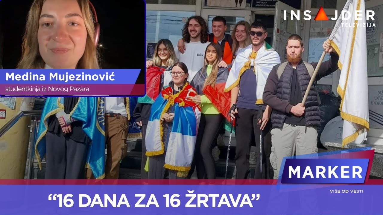 Studentkinja Medina Mujezinović iz Novog Pazara: Kraljevo voli Novi Pazar, podrška nam daje energiju