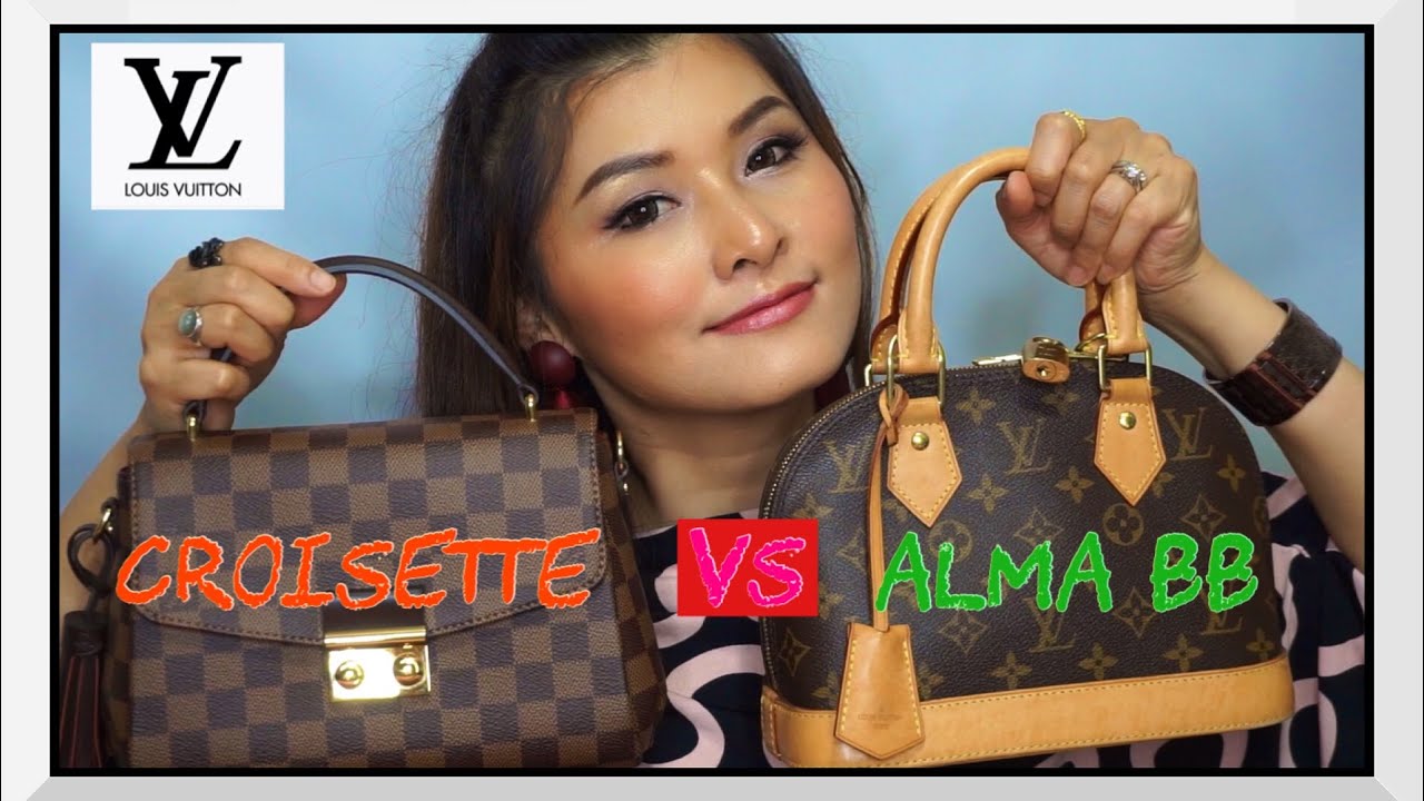 LOUIS VUITTON CROISETTE VS. ALMA BB// Which one I recommend? 