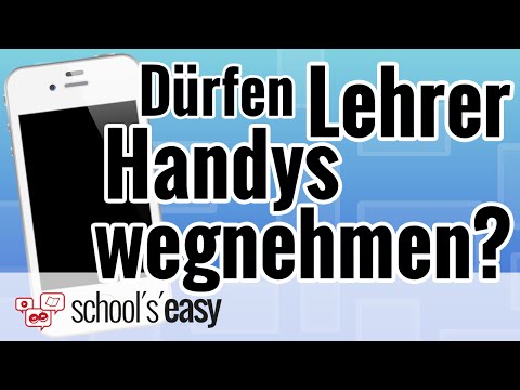 Video: Können Schulen Ihr Handy legal wegnehmen?