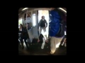 sleeping guy falls out of train