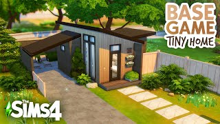 Base Game Tiny House // The Sims 4 Speed Build