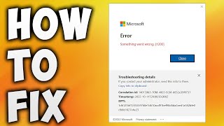 how to fix microsoft onedrive error 1200 something went wrong - onedrive sign in error code 1200