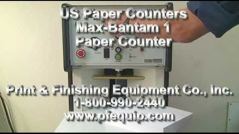 US Paper Counter Max Bantam