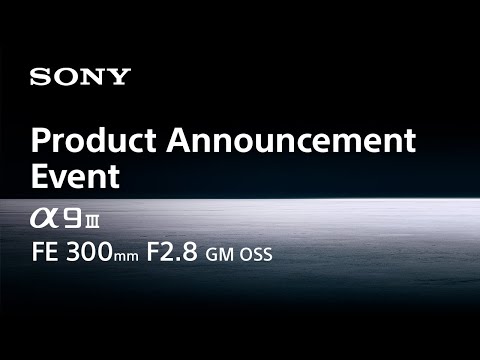 Special Event - November 7 | Sony | α