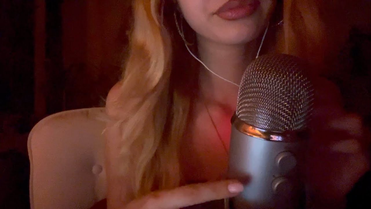 ASMR brushing with (semi-inaudible) whispering