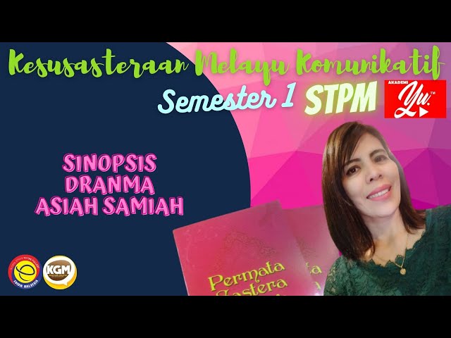 Sinopsis Drama Asiah Samiah Youtube