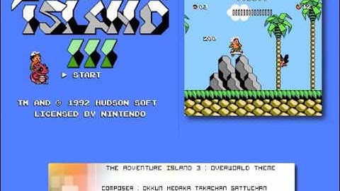 Adventure Island 3 NES - Overworld [1]