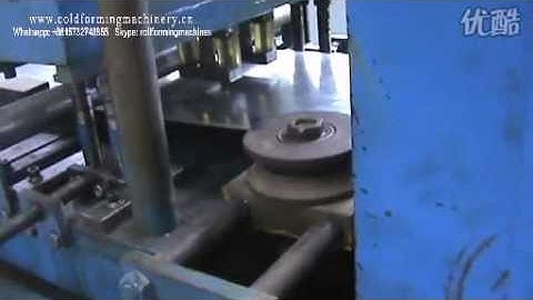 C Channel Steel Steel Rolling Forming Line punching