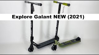 Трюковый самокат Explore Galant NEW 2021 | Детский прыжковый самокат, 110 мм дюраль, HIC