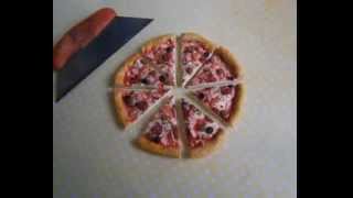 Как Сделать Пиццу Дома из Полимерной Глины