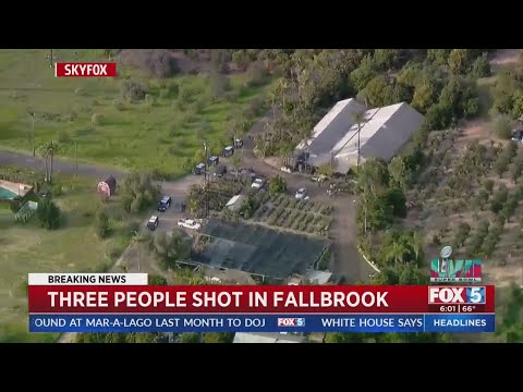 Three People Shot In Fallbrook