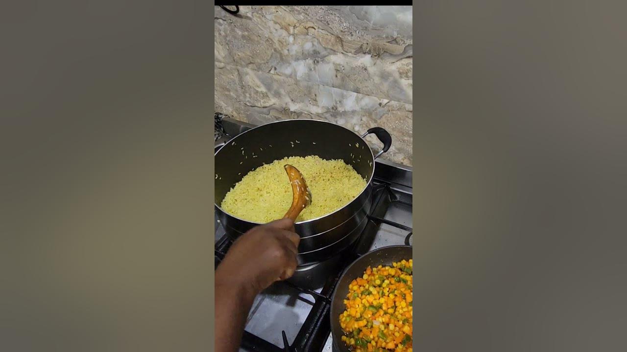Creamy Coconut Fried rice recipe..... Yes, this is the chaos that goes