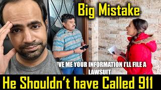 He made a MISTAKE Calling 911 on her | Indian Man's real 911 Conversation
