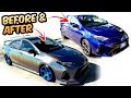 INSANE TRANSFORMATION Before & After Mods 2017 Corolla SE  1 year process
