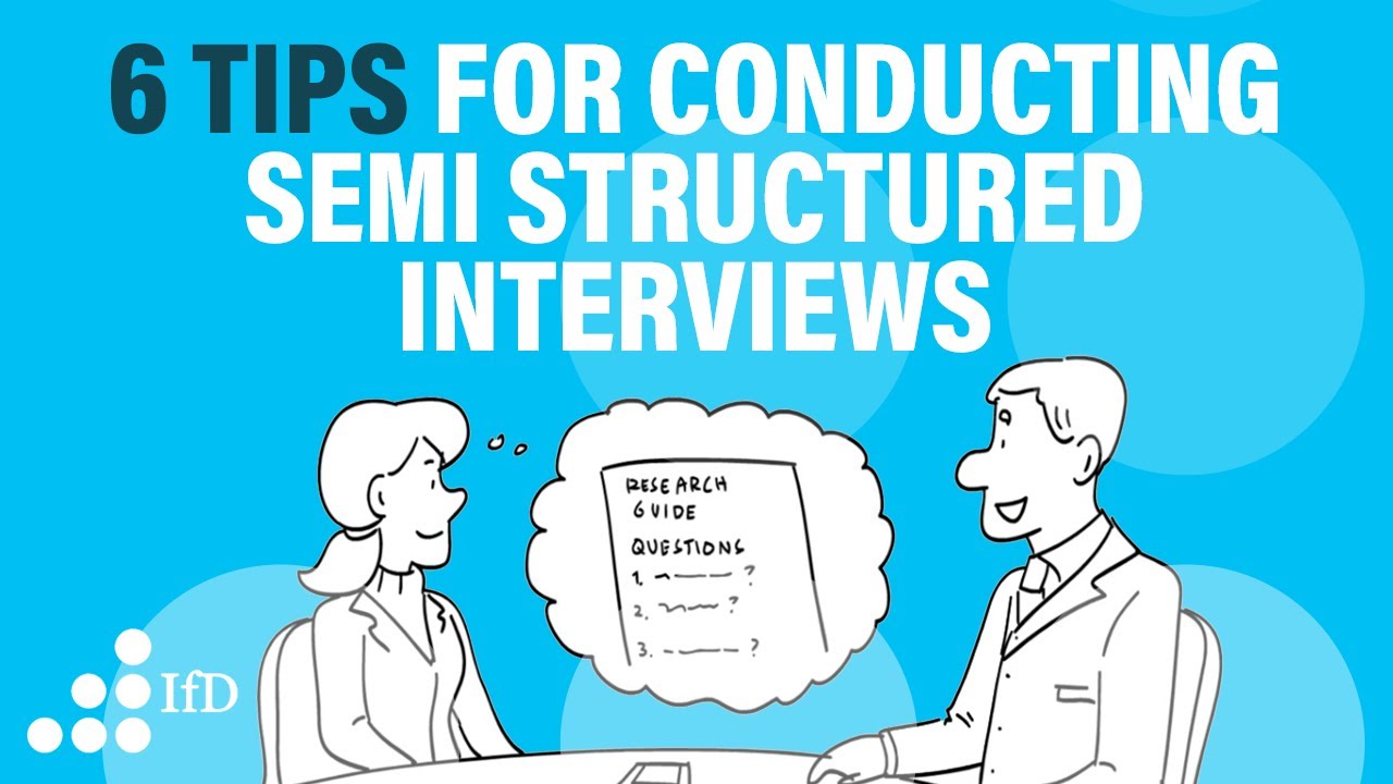 research using semi structured interviews