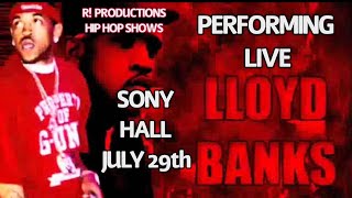 LLOYD BANKS LIVE IN CONCERT 7/29/2021 SONY HALL NYC FULL, THE LOX, STYLES P, G-UNIT ,50 CENT P.L.K.