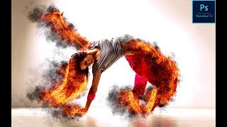 Flame effect Photoshop actions | Photoshop tutorial