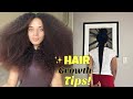 MY BEST TIPS on HOW TO GROW HEALTHY LONG NATURAL HAIR  FAST !!