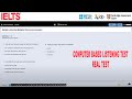 IELTS Computer Based Sample Listening Test | Full test |