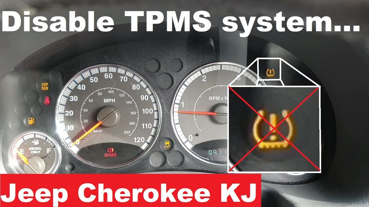 Jeep Cherokee TPMS disabling. (Tire Pressure Monitoring System) - YouTube