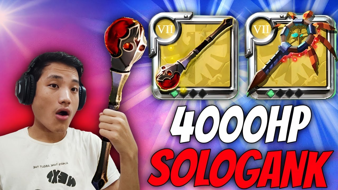 4000HP Lifecurse staff + Taproot = Solo Ganking Open World -Albion ...