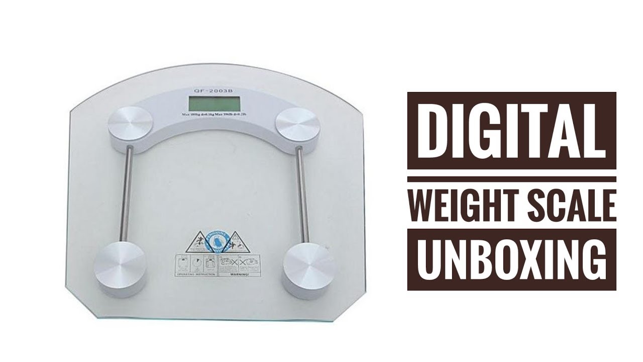 Digital Weight Scale l Digital Body Weight Personal Scale BD Unboxing YouTube