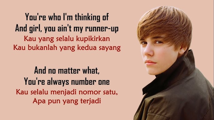 Justin Bieber - One Time  Lirik Terjemahan 