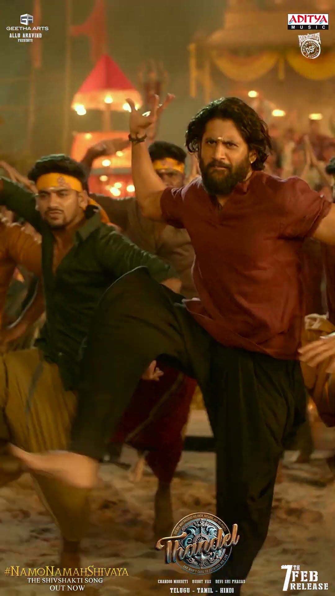 #NamoNamahShivaya Song #Thandel Move #shorts