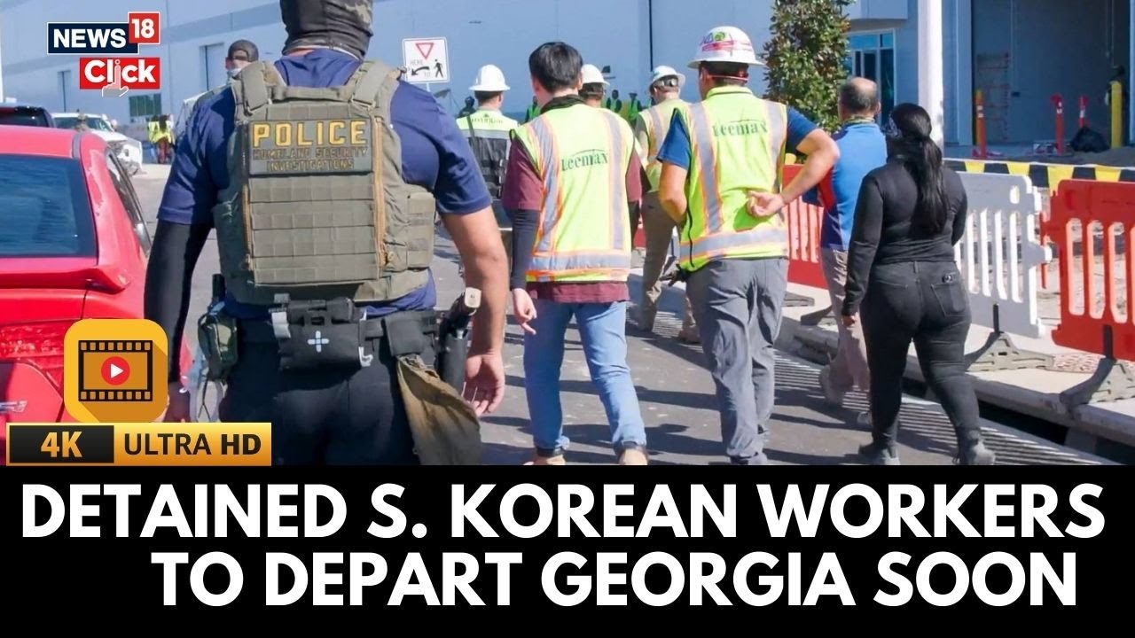 South Korean Workers Detained In Georgia To Be Returned To Country | 4K | N18G