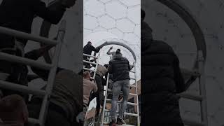 Dome Remote-Controlled Ventilation Window Installation