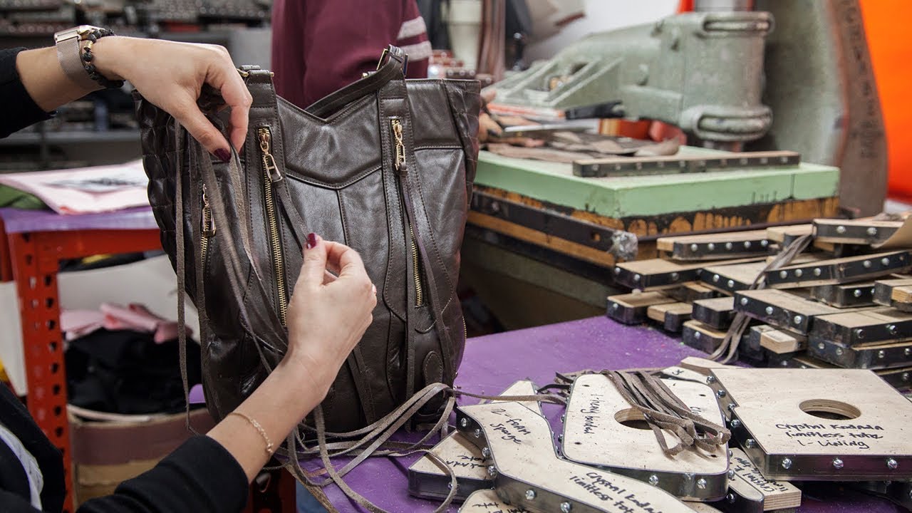 Handcrafted USA Luxury Handbags. Behind The Seams Purse Production With Designer Crystal Kodada