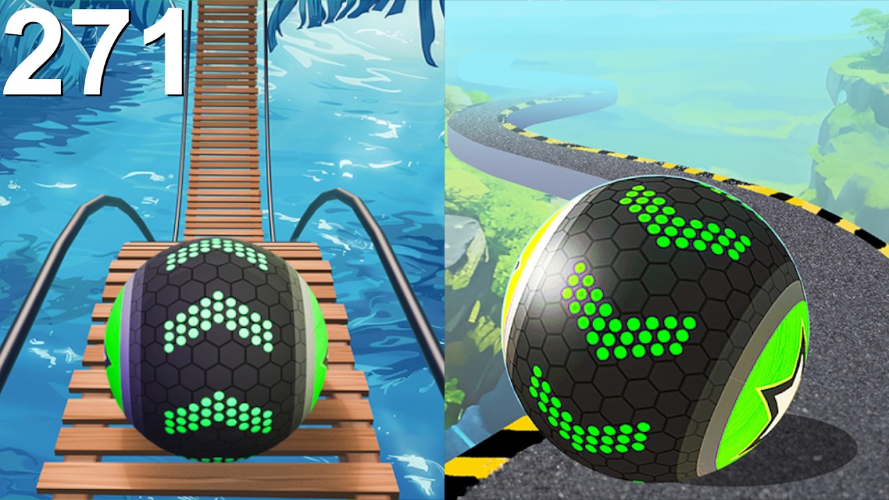 Going Balls Speedrun, Funny Fails Vs All Levels, Hard Levels Android, iOS Gameplay 271