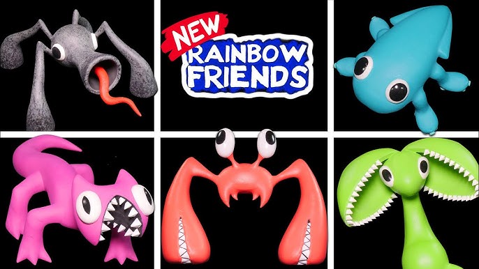 STL file ROBLOX RAINBOW FRIENDS (GREEN, ORANGE, PURPLE, RED, BLUE