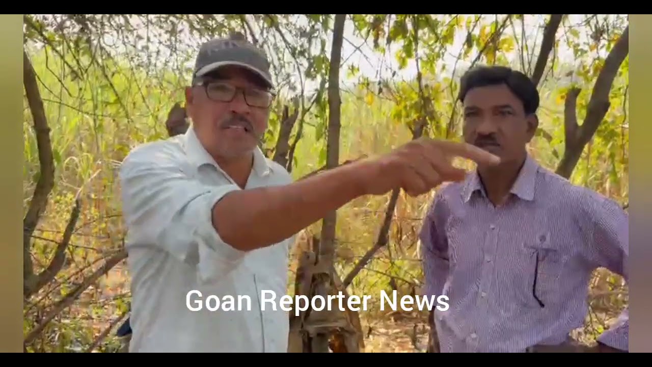 Goan Reporter: Xeldem Farmers Fed Up With WRD Water Supply Delay and Poor MaintenanceFarmers 