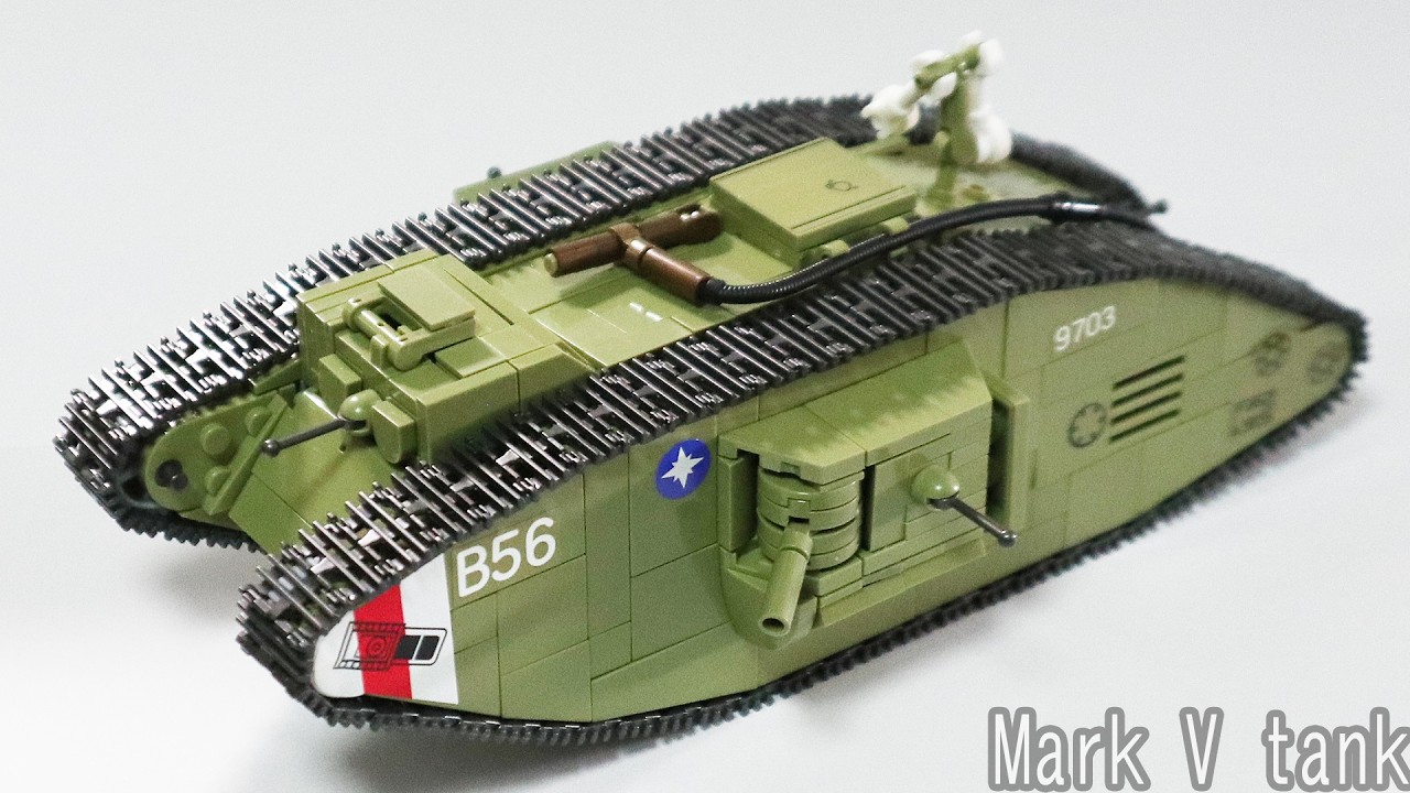 レゴ互換【マーク V 戦車】Mark V tank