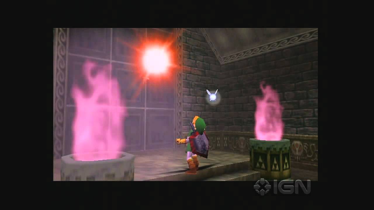 Fire Barrier Down Zelda Ocarina of Time Ganon's Castle Part 220