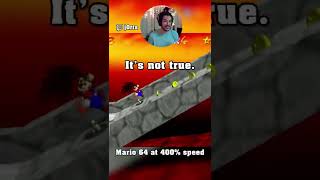 Secret to Speed Running - Mario 64 at 400% Speed