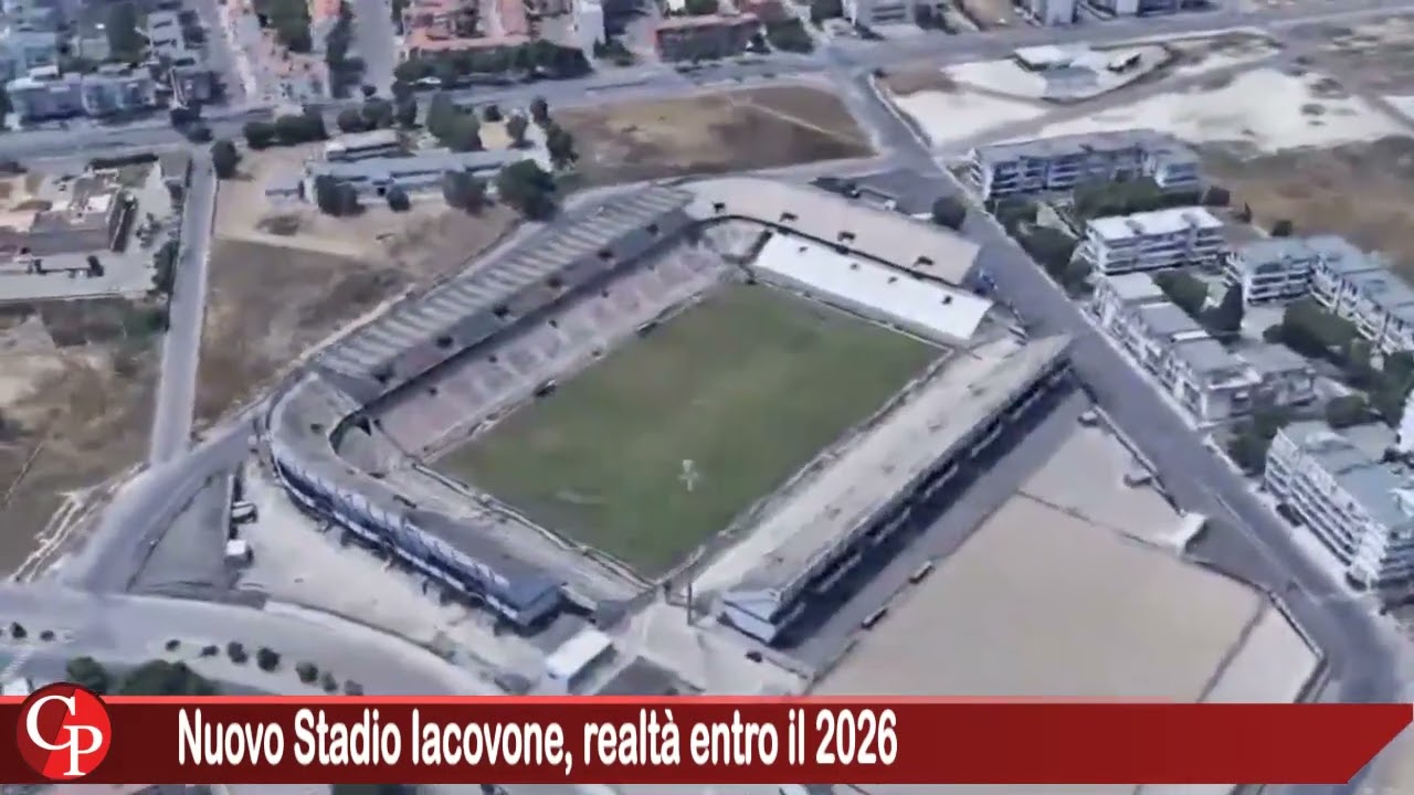 Nuovo Stadio Iacovone, realtà entro il 2026