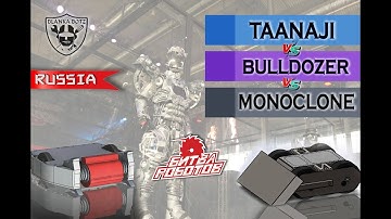 ROBOWAR | INDIA VS RUSSIA | TAANAJI VS BULLDOZER (RUSSIA) | BLANKA BOTZ | BITVA ROBOTOV