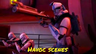 All Commander Havoc scenes - The Clone Wars