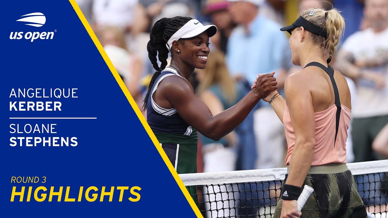 Angelique Kerber vs Sloane Stephens Highlights 2021 US Open Round 3