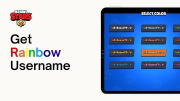 How to Get Rainbow Name in Brawl Stars | Color Changing Brawl Stars Name | Chromatic Name