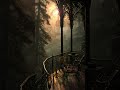 🌄 Morning Light on a Gothic Balcony | Poetic Ambience with Birds & Soft Piano for Writing #shorts