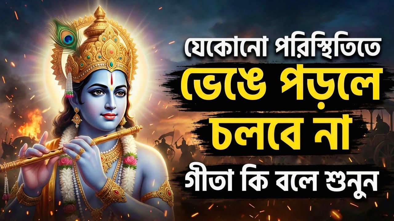 পরিস্থিতি যেমনই হোক না কেন ভেঙে পড়লে চলবে না |  Bhagwat Geeta in Bengali |
